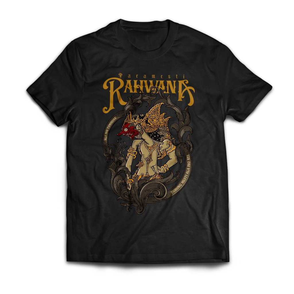 Paramesti Kaos Jawa wayang RahwanaTshirt Budaya Jawa pria  pramesti Original Distro Terbaru Pria wan