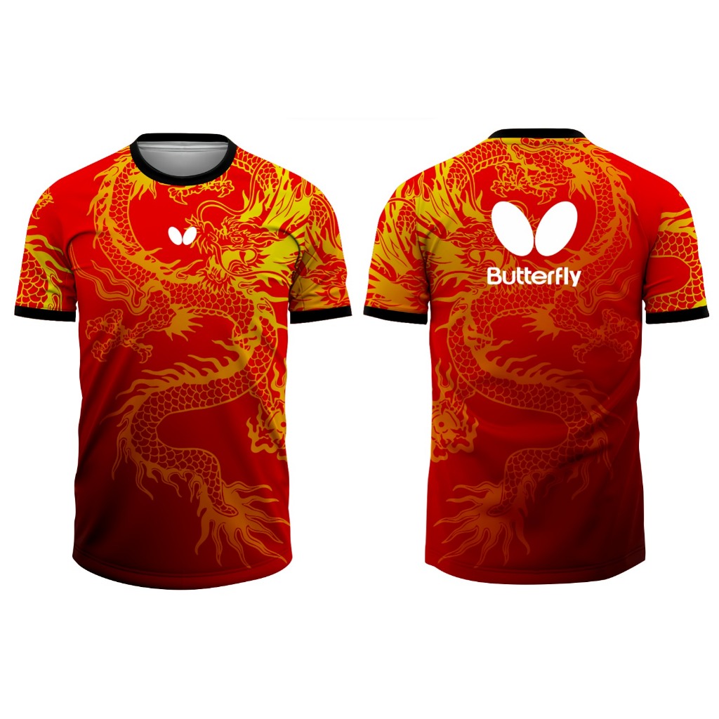 JERSEY FULL PRINTING BUTTERFLY NAGA / JERSEY LOKAL BARU