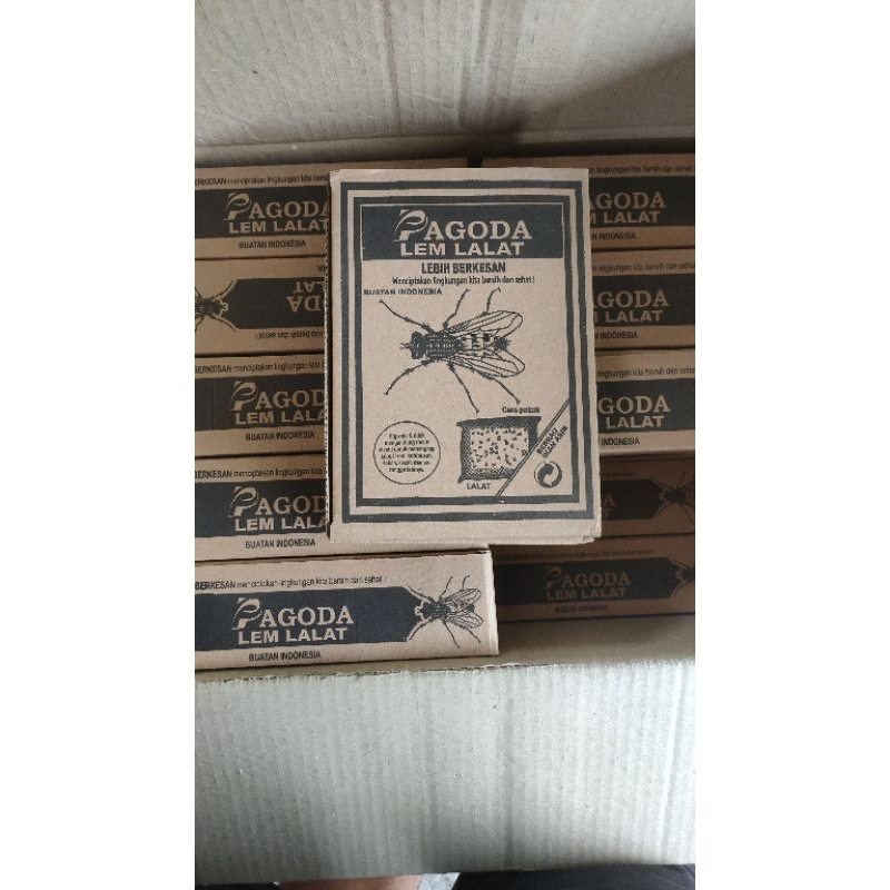 LEM LALAT PAGODA ASLI LEBIH BERKESAN / LEM LALAT PAGODA GROSIR / LEM LALAT ISI 100 LEMBAR