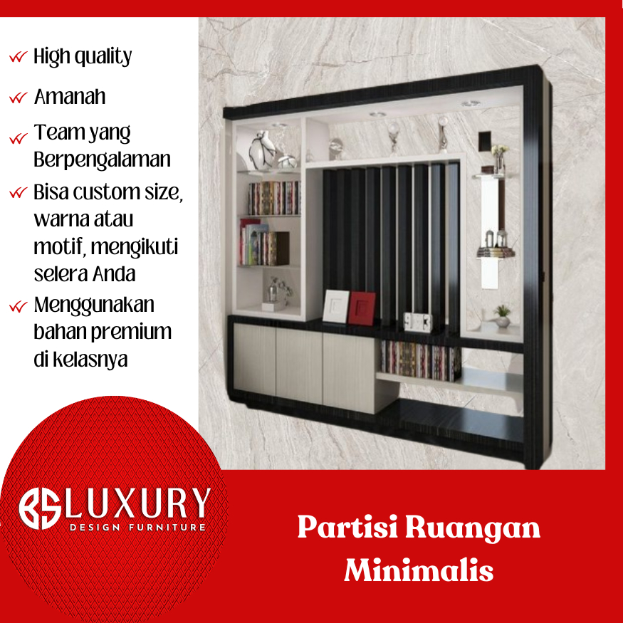 Partisi Sekat Ruangan Minimalis Modern