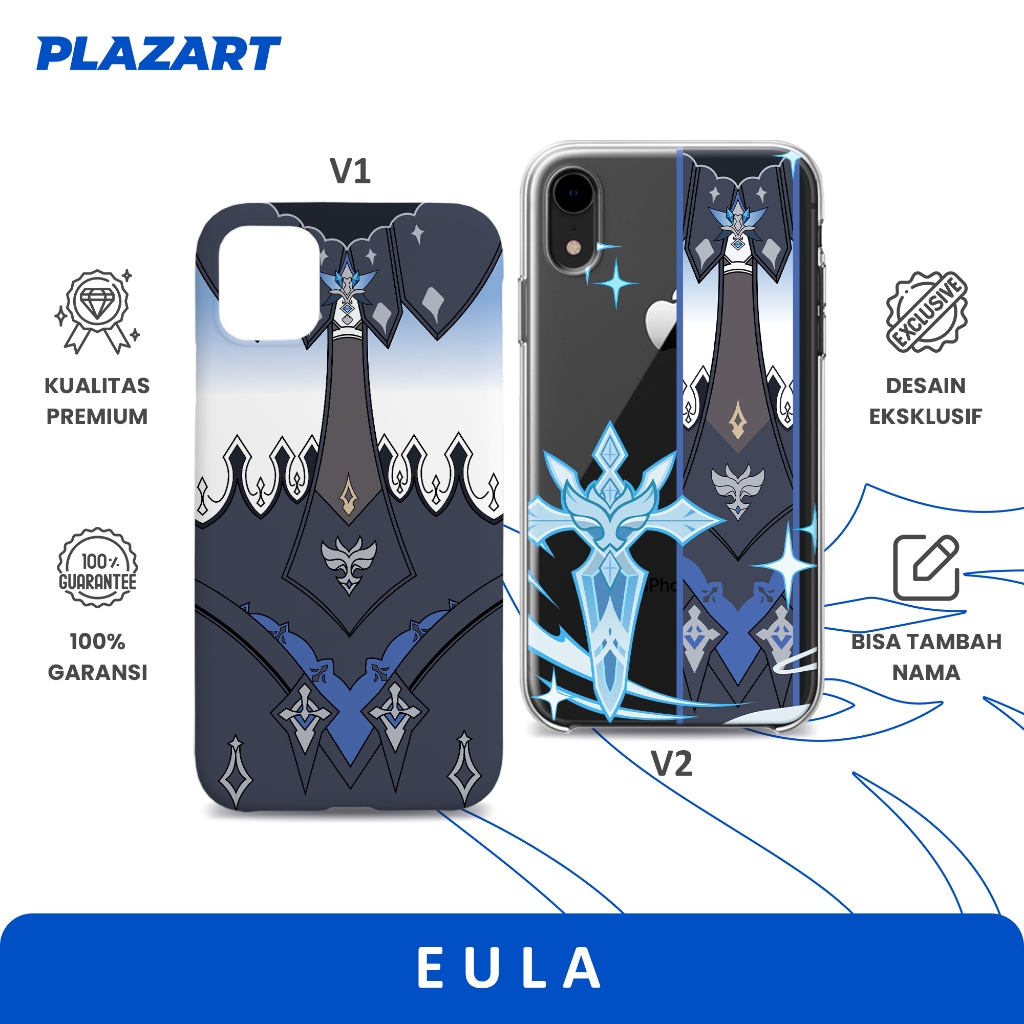 Case Casing HP Eula Genshin Impact Untuk Iphone Samsung Xiaomi Oppo Vivo Kualitas Premium