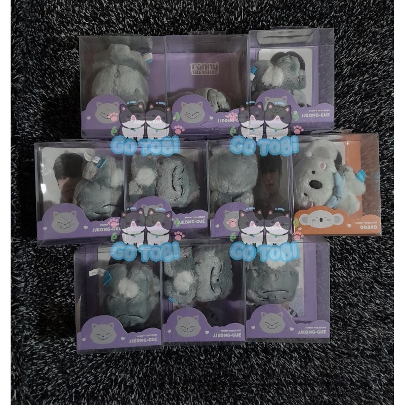 [ READY STOCK ] Funny Treasure - Plush Keyring JJEONG-GUE DDAYO *sicepat/jnt only