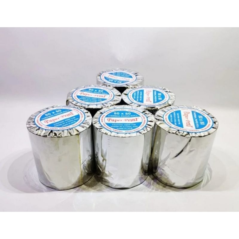 

Thermal paperpryns 80x80 perdus 50 rol