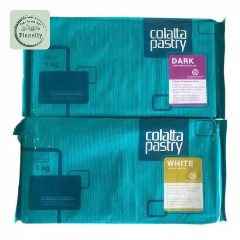 

1kg Collata Pastry compound coklat DARK/WHITE