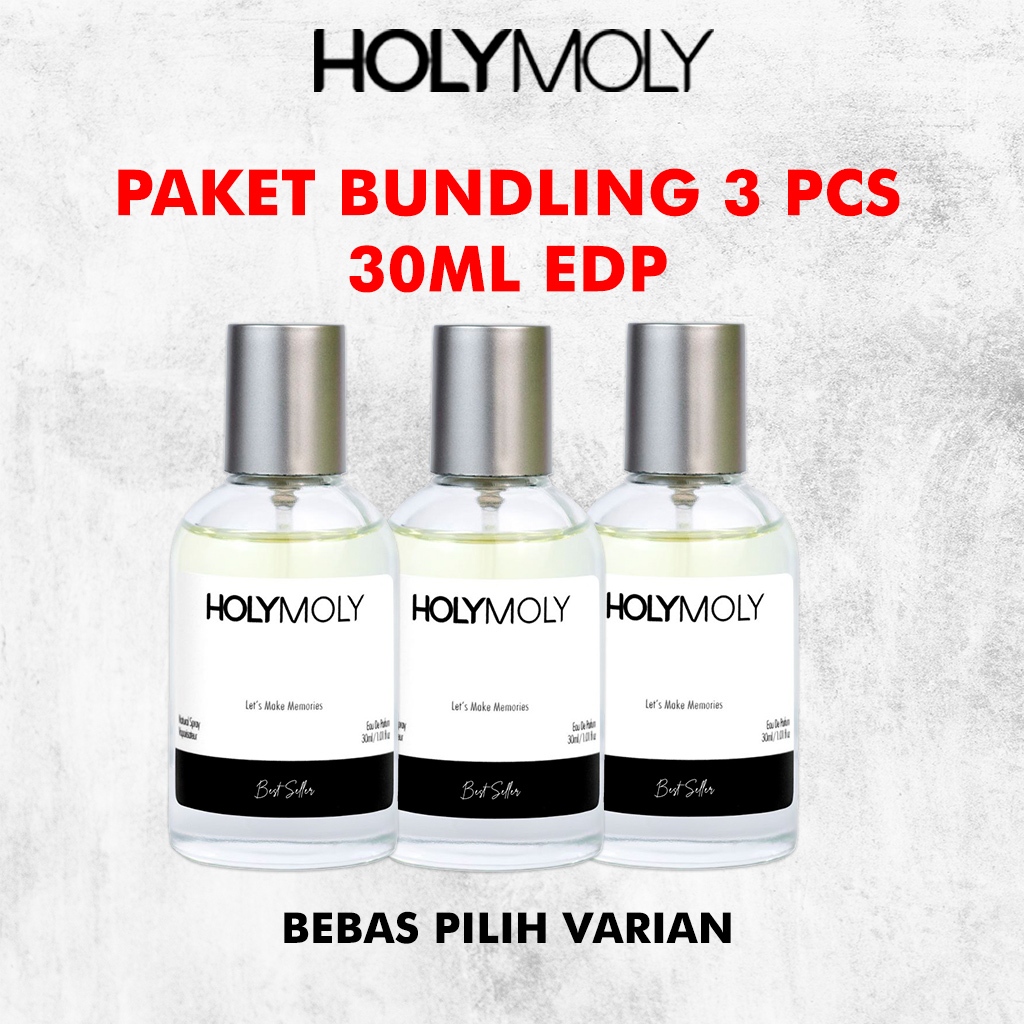 Holymoly Parfum Paket Hemat 3 PCS 30 ML