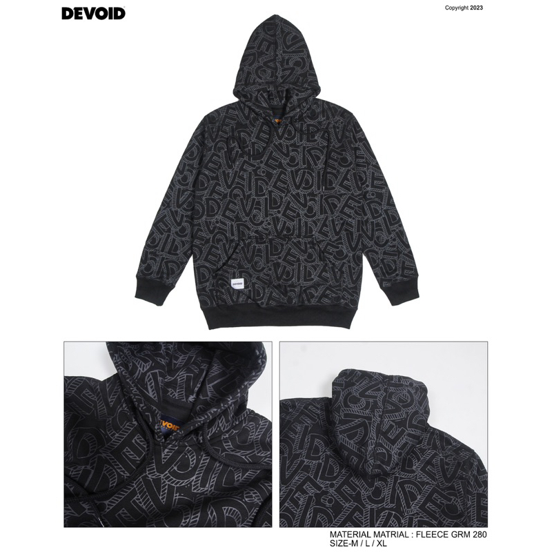 DEVOID HOODIE FULLPRINT