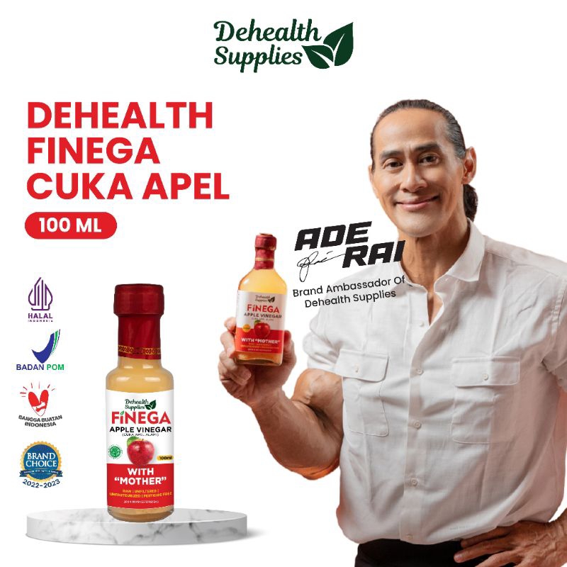

Dehealth Supplies Finega Cuka Apel 100ml (Botol Kaca)
