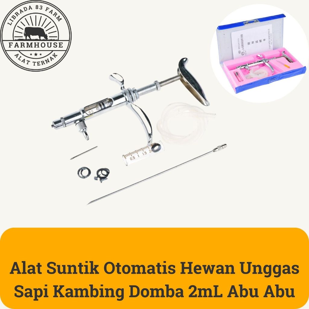 Suntikan Otomatis Vaksin Unggas Doc Ayam Petelur Broiler 2Ml Terlaris
