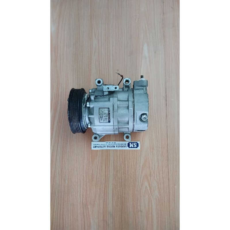 KOMPRESOR AC COMPRESSOR AC MOBIL NISSAN X-TRAIL XTRAIL T30 QR20 QR25 MERK CALSONIC ORIGINAL
