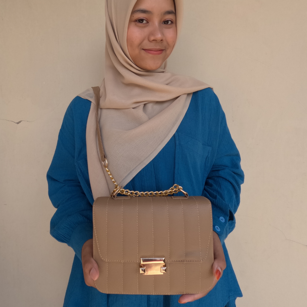 [SAMIRA BAG] Tas Wanita Tali Rantai Bisa Dijadikan Sling Bag Shoulder Bag Atau Hand Bag Cocok Buat K