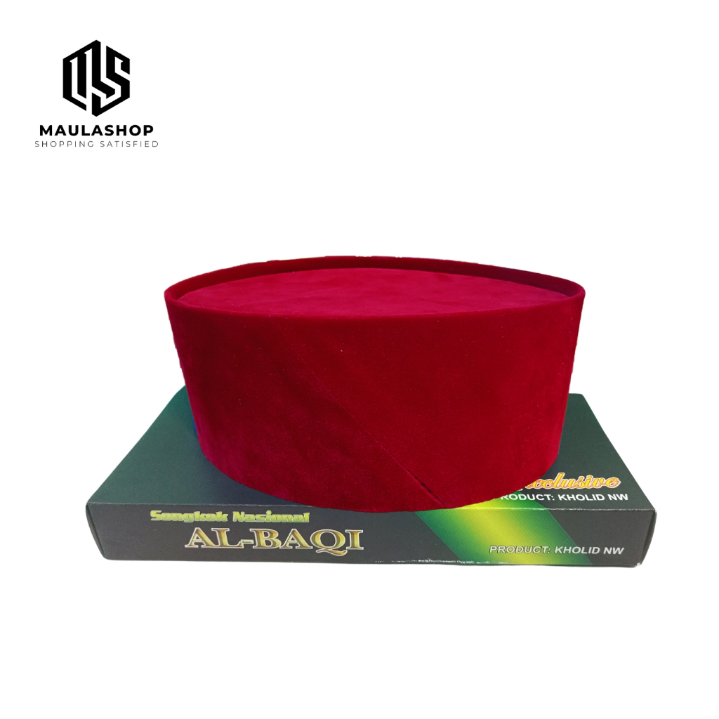 Peci Merah Maroon - Peci Betawi Tinggi 8, 9, 10