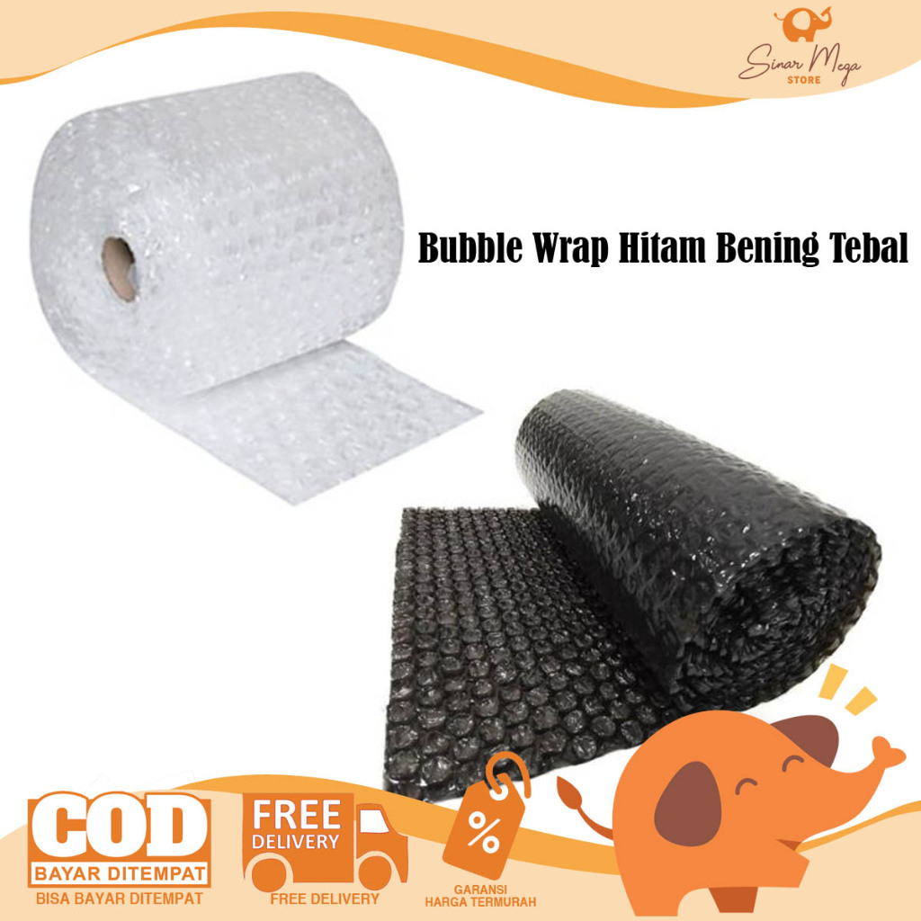 

Bubble Wrap Hitam 3,0 dan Bening 3,3 Roll Besar Bahan Tebal Tidak Mudah Pecah