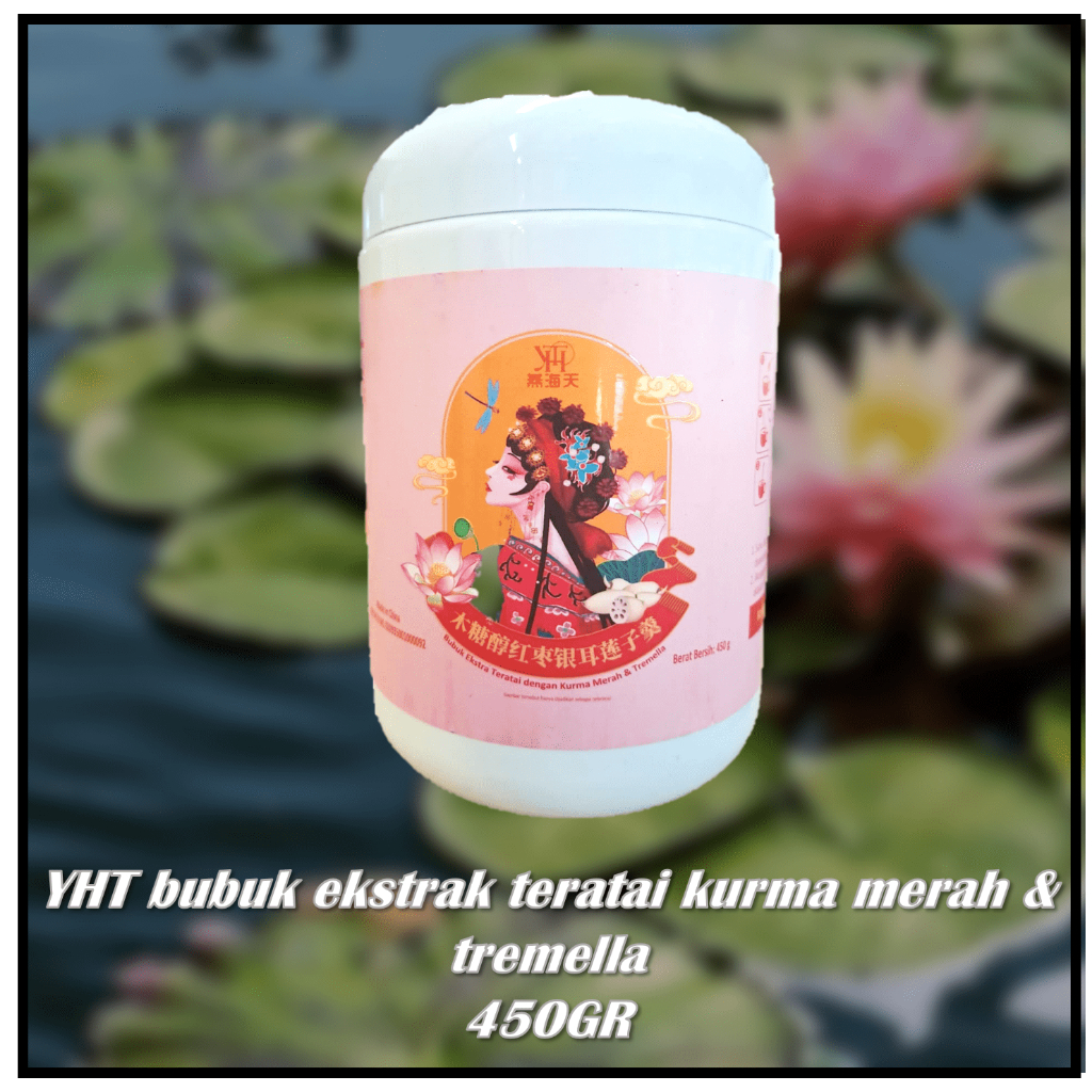 

YHT bubuk ekstrak teratai kurma merah & tremella 450GR