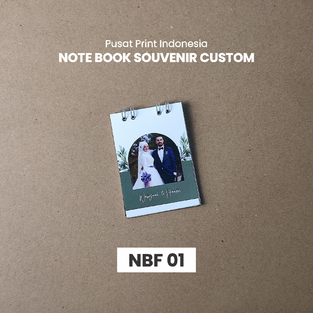 

Notebook Custom Souvenir pernikahan, ulang tahun, event dan lainya NBF (Minimal order 15 pcs)