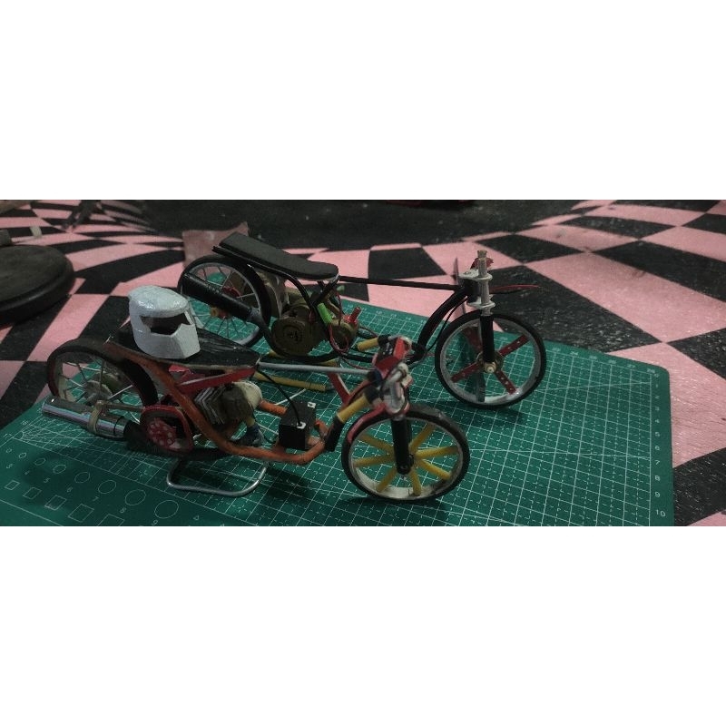 miniatur drag bisa di gas