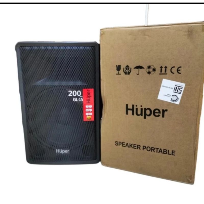 Speaker Huper 15inch Portable wireless