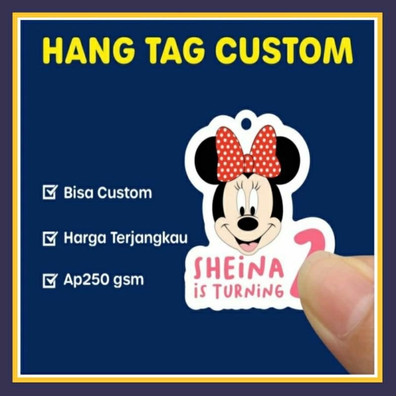 

Costum Hand Tag Ulang Tahun Gantungan Souvernir