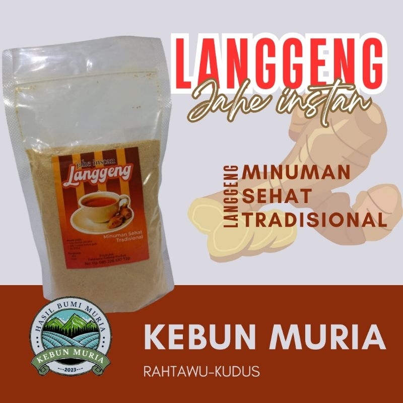 

Jahe Emprit Bubuk Instan Rahtawu 250 Gram - Langgeng - Kebun Muria