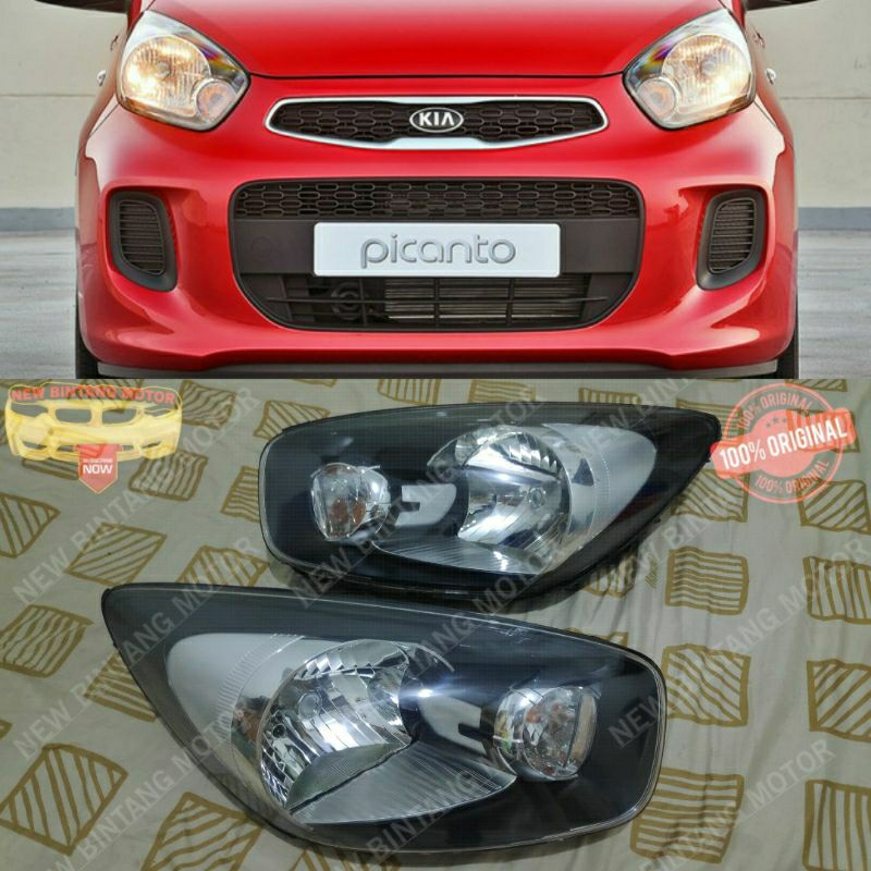 Headlamp kia picanto 2012 2018 original