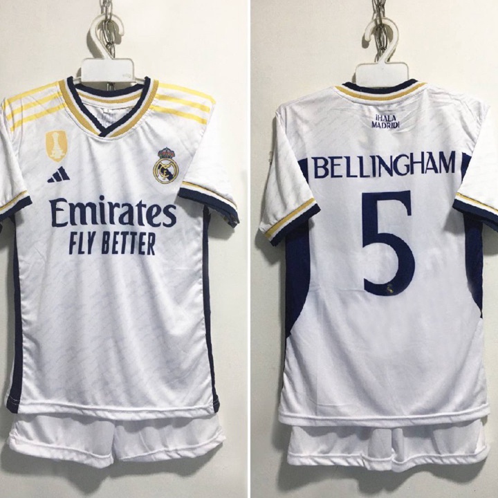 Promo Terbatas Segera Ambil Kesempatan Setelan Bola Anak Madrid  Baju Bola Madrid  Jersey Anak Real 