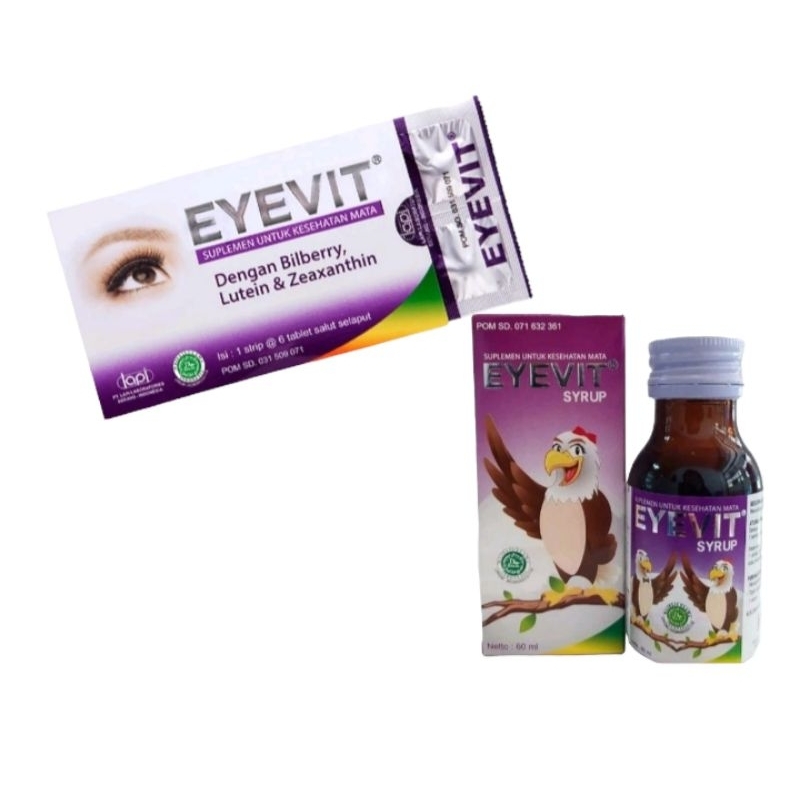 Eyevit Tablet Vitamin Mata Minus Sirup Anak