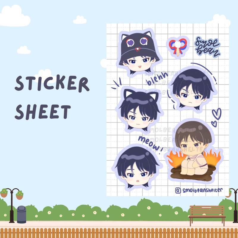

Smolbean - Wanderer A6 Sticker Sheet Fanmerch
