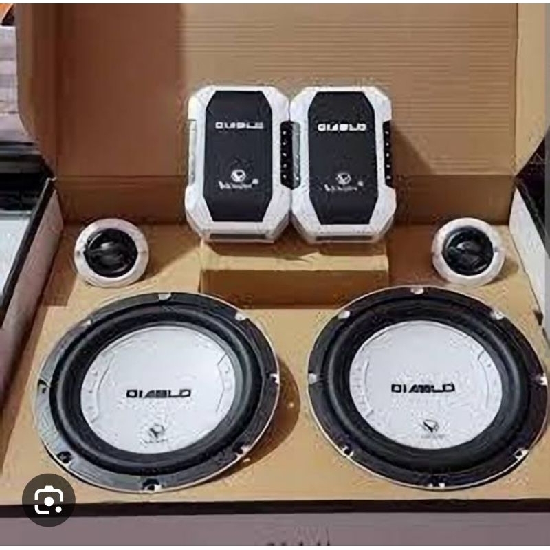 Speaker Split 2 Way Venom Diablo Speaker Tweeter Asli Venom VX 6D