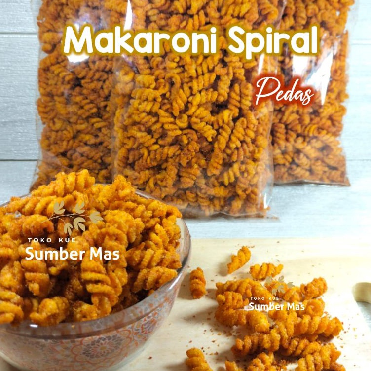 

Ready Stok MAKARONI SPIRAL PEDES 25GR MAKARONI ULIR MACARONI SPIRAL MAKARONI KILOAN