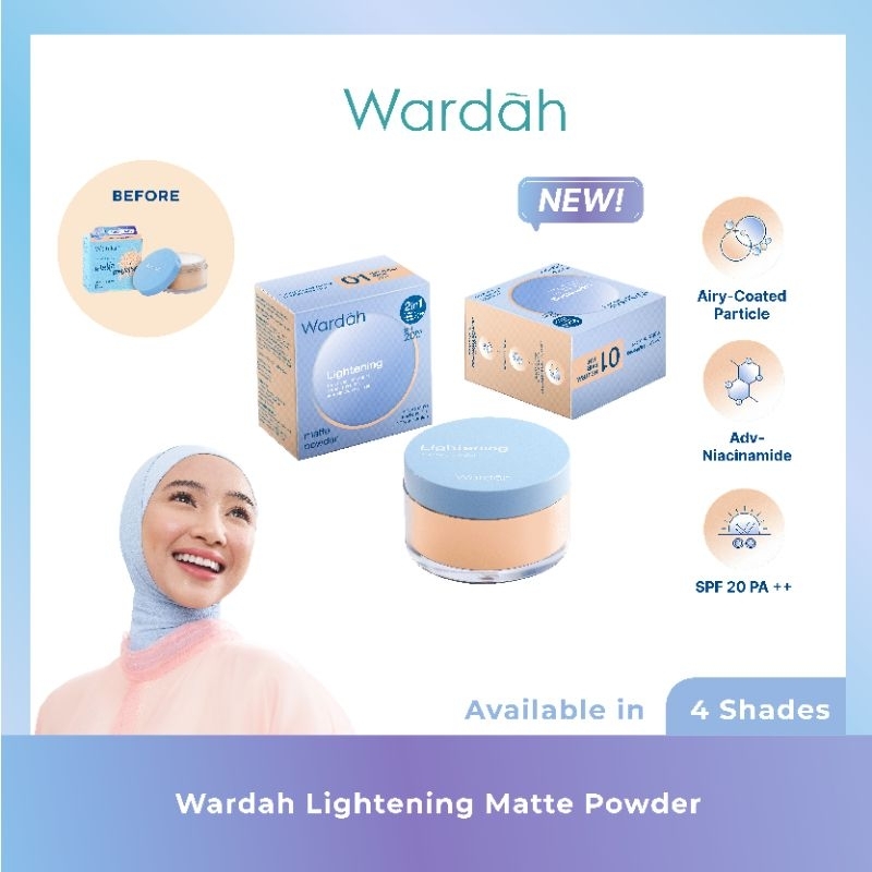 WARDAH LIGHTENING MATTE POWDER WARDAH BEDAK TABUR