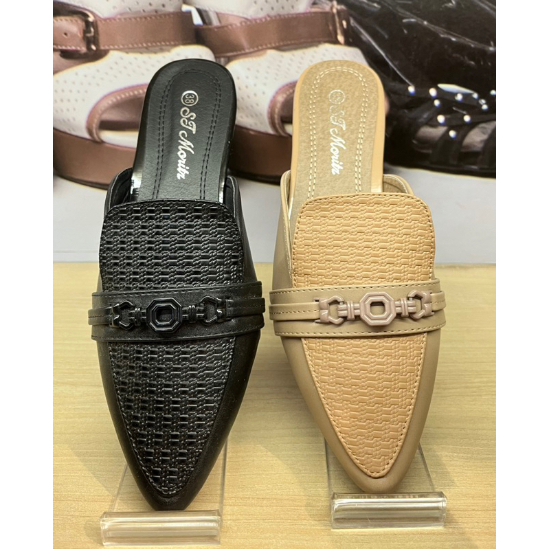 SALE‼️Sepatu Slop Wanita Hak 3 Cm ST.MORITZ Original Matahari (36-40)