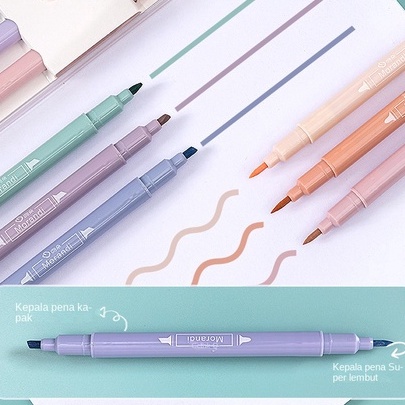 

Grosir highlighter pastel double tip 6 colors warnaPenanda penyorotan buku teks siswaHadiah Siswa AnakAnakstabilo isi 6 warna pastel Best Terlaris
