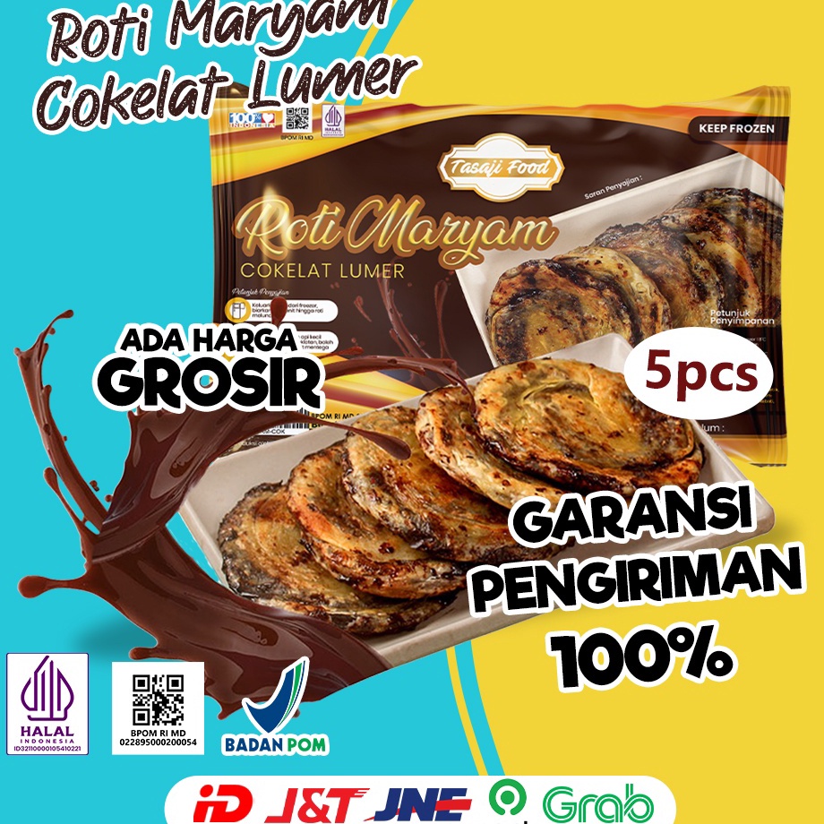 

Diskon Coklat Roti Maryam Cokelat Lumer Isi 5