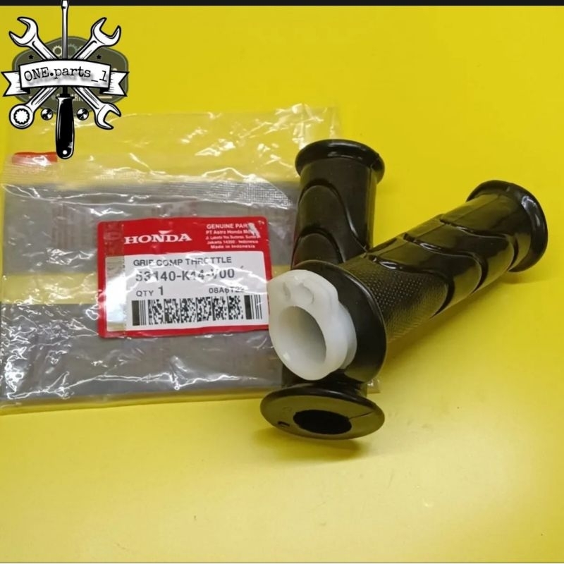 Handgrip Handfat Karet Stang Hand Grip Assy Motor Honda BeAT Pop BeAT Sporty Scoopy Fi F1 Esp K44