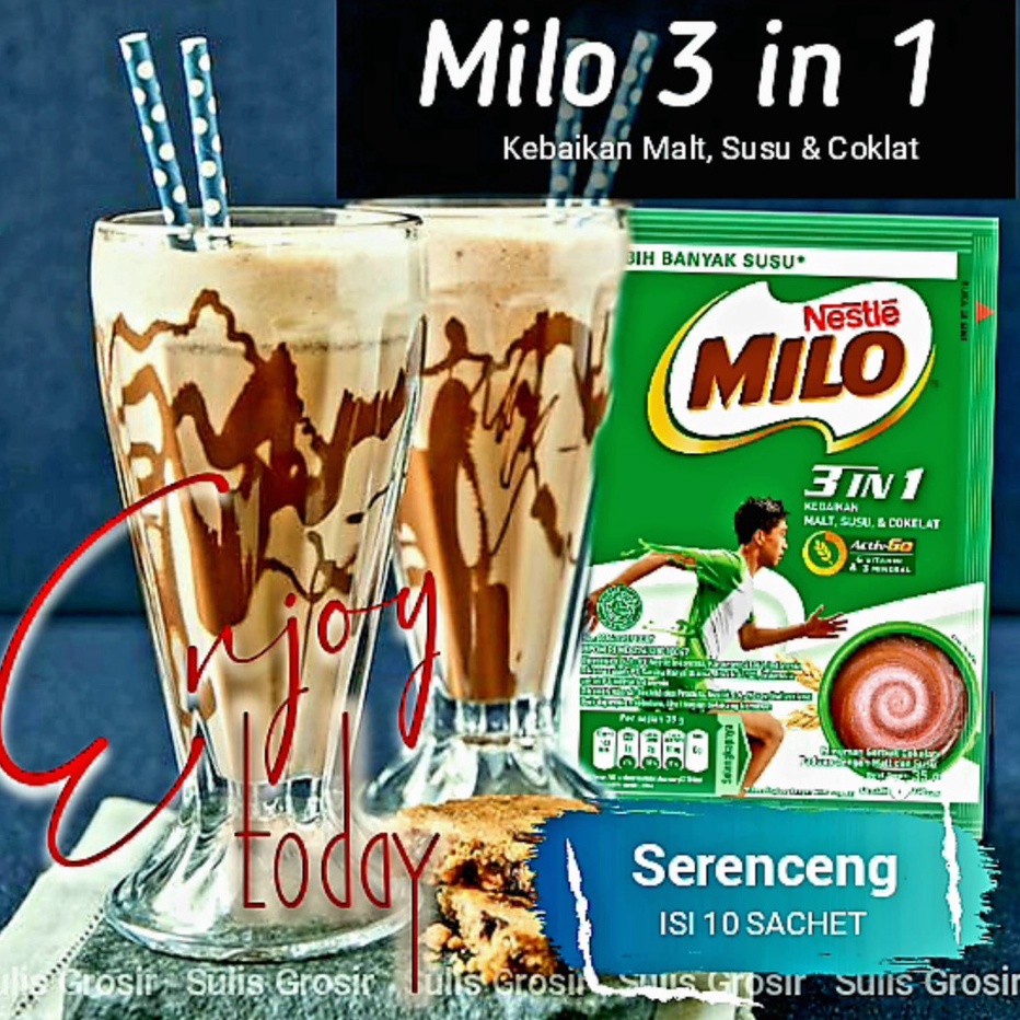 

Murah Milo 3 in 1 Sachet Active Go 1 Renceng Isi 1 Sachet