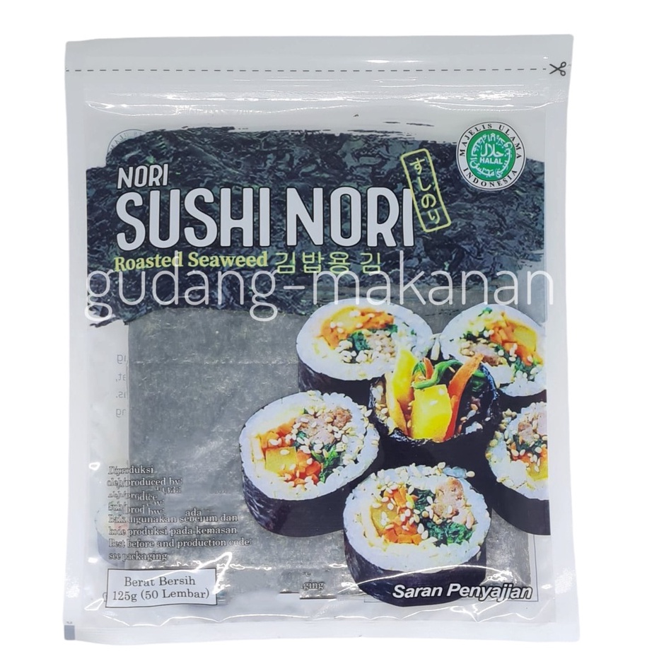 

Stock Banyak Sushi Nori Halal isi 5 lembar