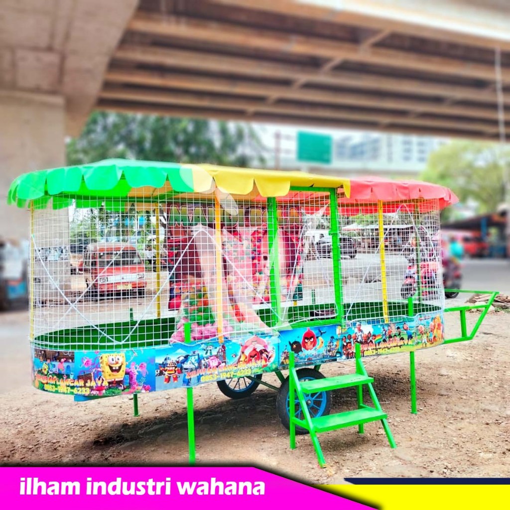 odong-odong mandi bola plat stiker kosongan