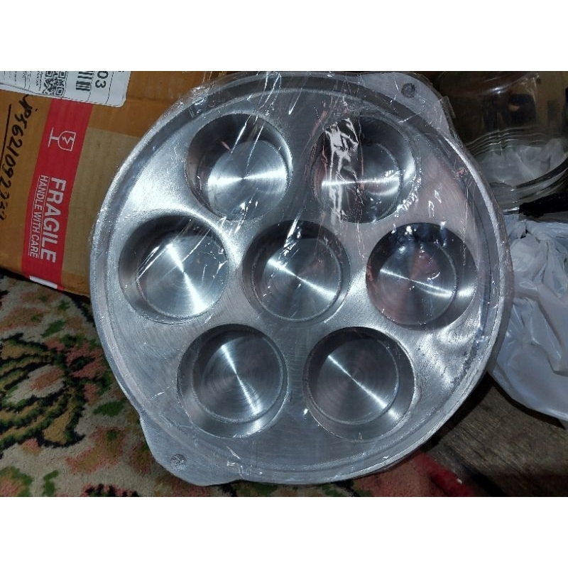 Cetakan 7 Lubang Roti Pisang kue Bikang Binka Dll