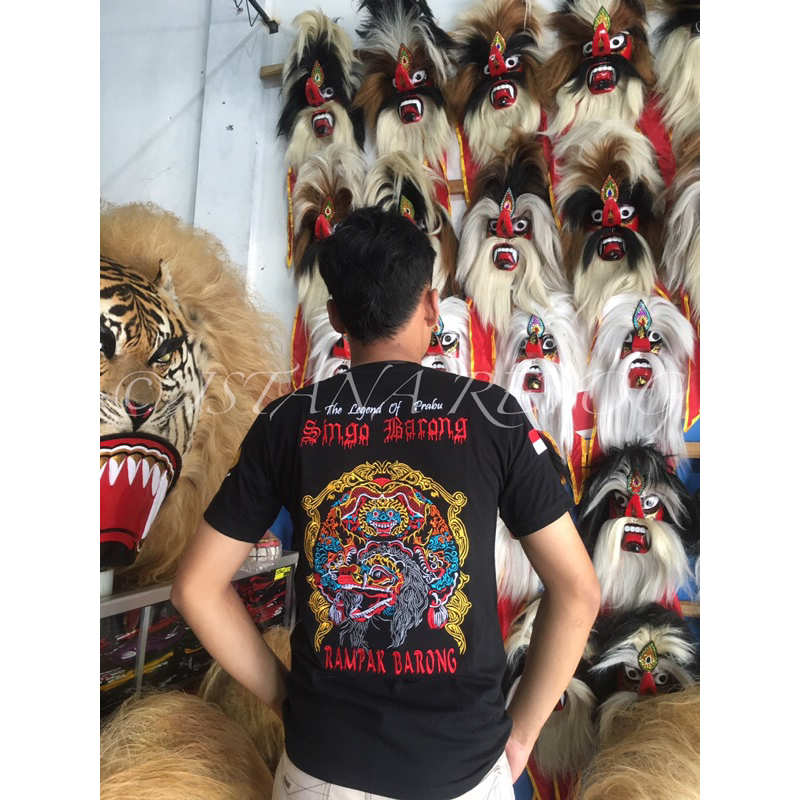 Grosir kaos reog / termurah kaos reog bordir / terlaris kaos reog bordir / kaos budaya / kaos barong