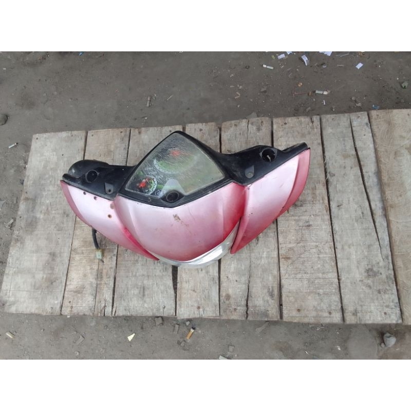 Cover Totok Batok Depan Belakang Plus Spidometer Lampu Yamaha Mio J Mio GT Barang Cabutan Original
