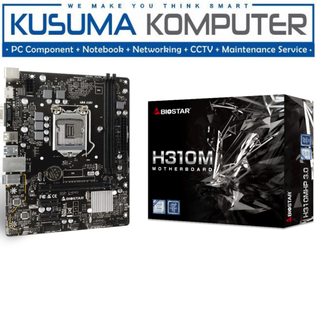 Biostar Motherboard H310MHP 3.0 HDMI DDR4 LGA 1151