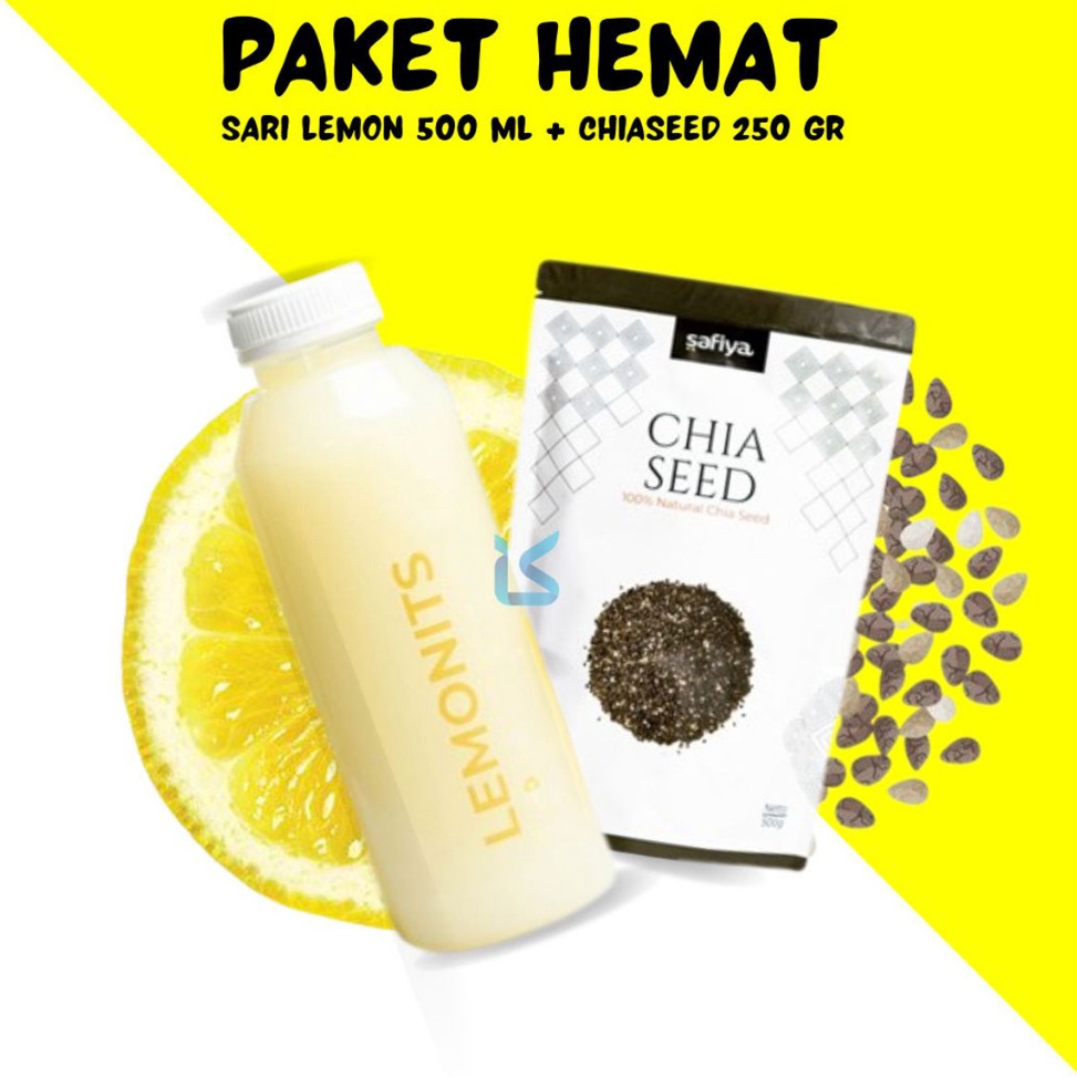 

FLASH SALE BUNDLING Chiaseed 25 gr Sari Lemon 5ml Diet Sehat Original