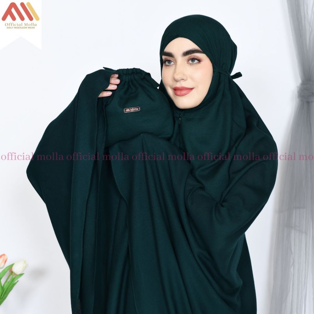 Mukena Dewasa Rayon Polos Premium/Mukena Rayon Jumbo Dewasa