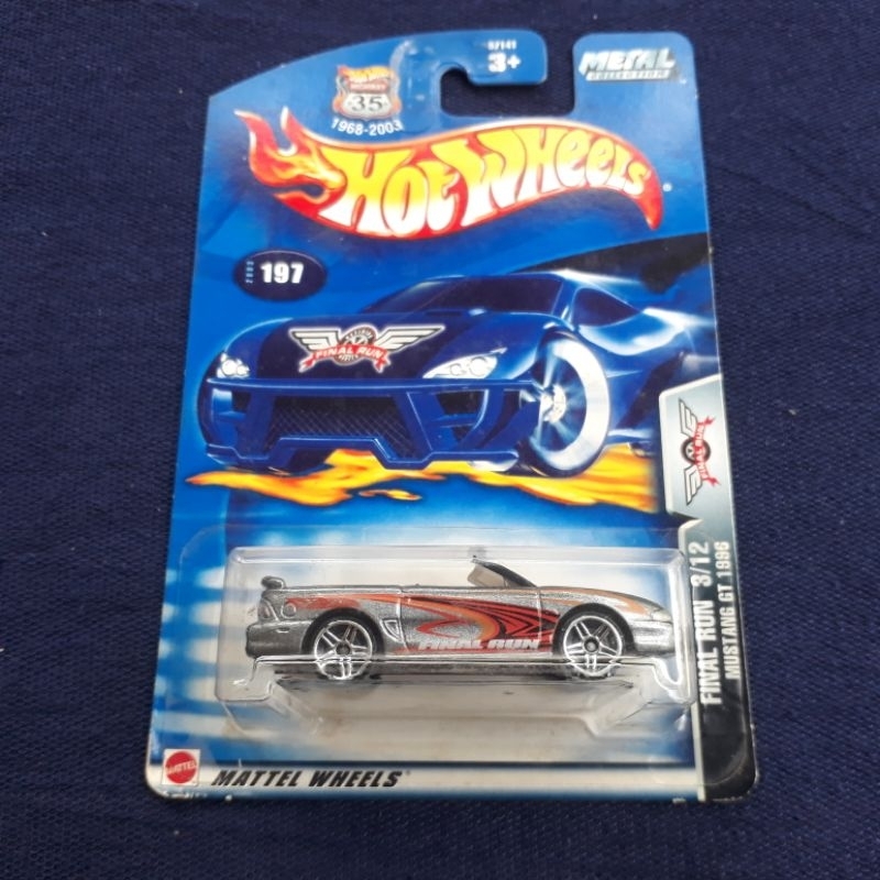 Diecast Hot Wheels HW Final Run Mustang GT 1996 Silver