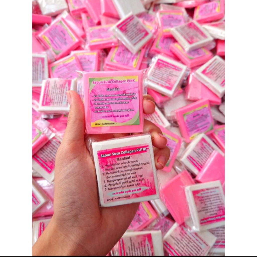 ‼️READY‼️SABUN SUSU COLLAGEN VIRAL BPOM - SABUN PEMUTIH SUSU COLLAGEN - SABUN BADAN