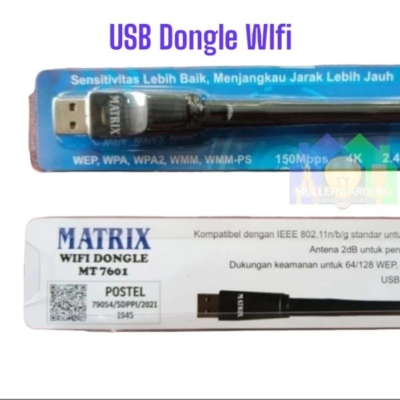 MATRIX DONGLE WIFI USB MTK7601UN ORIGINAL