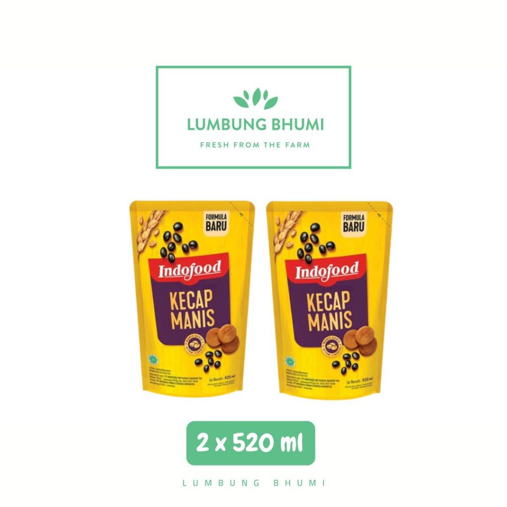 

INDOFOOD Kecap Manis 520 ml Grosir 1 Pcs - Lumbung Bhumi