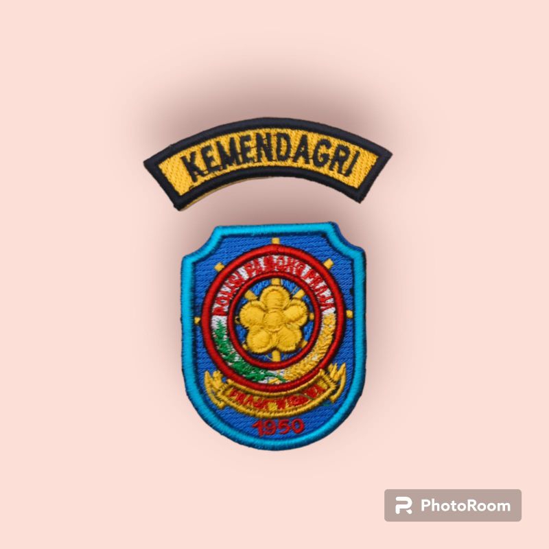 BET POLPP BORDIR TIMBUL 3D LAMBANG SATPOL PP