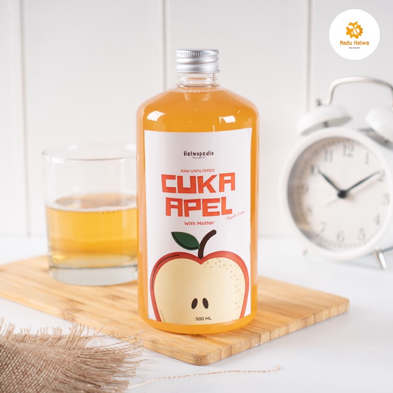 

FREE ONGKIR Cuka Apel Apple Cider With The Mother By Madu helwa