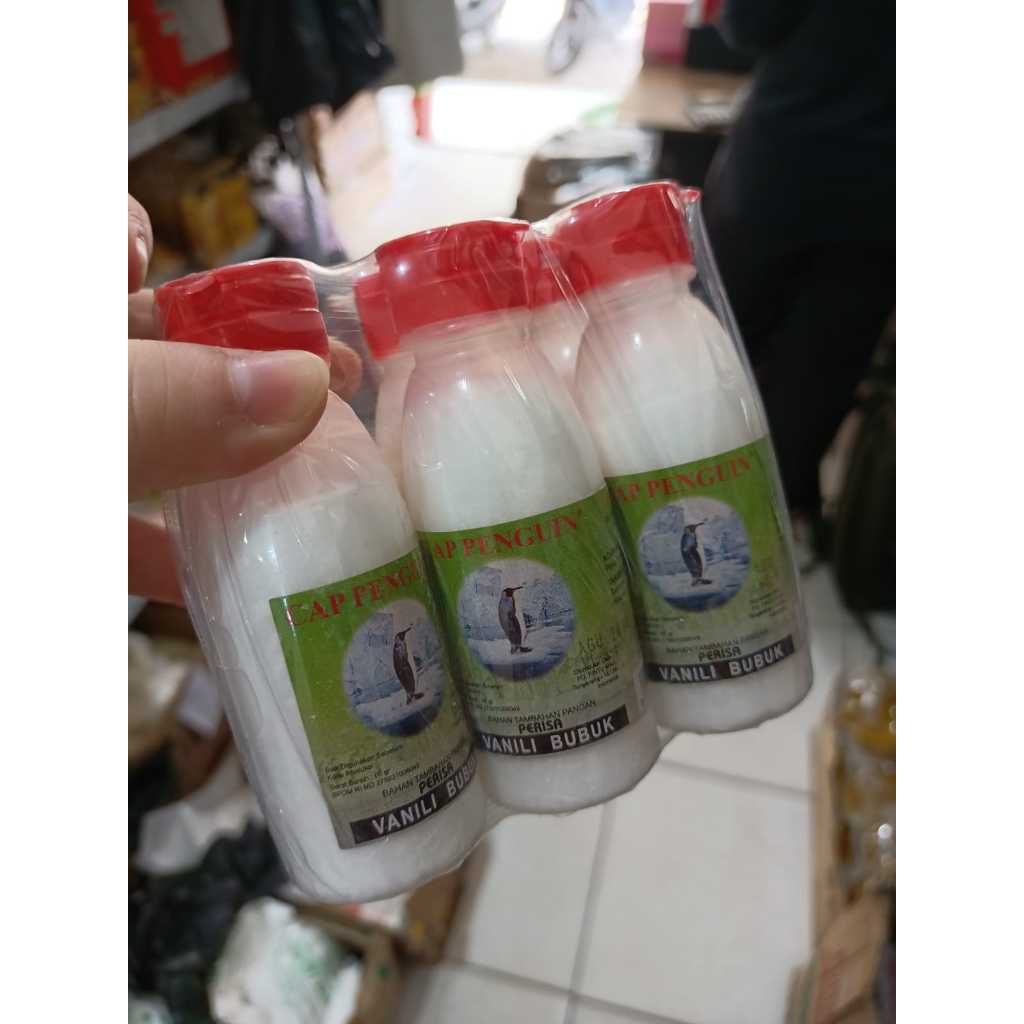 

PENGUIN Vanili Bubuk 60gr (1pak = 6pcs x 60gr)