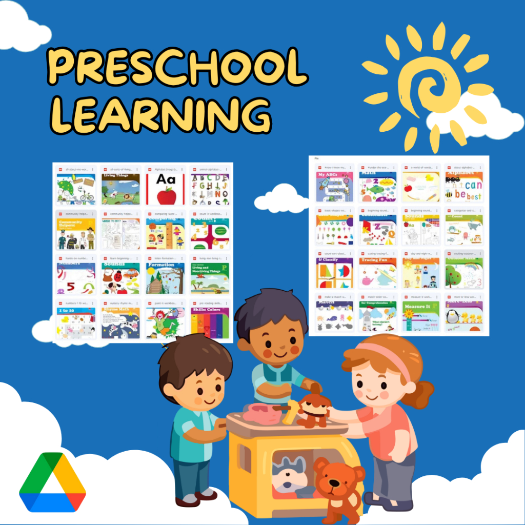 1700+ PAKET PRESCHOOL LEARNING PRINTABLE Anak 2 3 4 5 6 Tahun TK PAUD WORKBOOK Aktivitas Menulis, Me